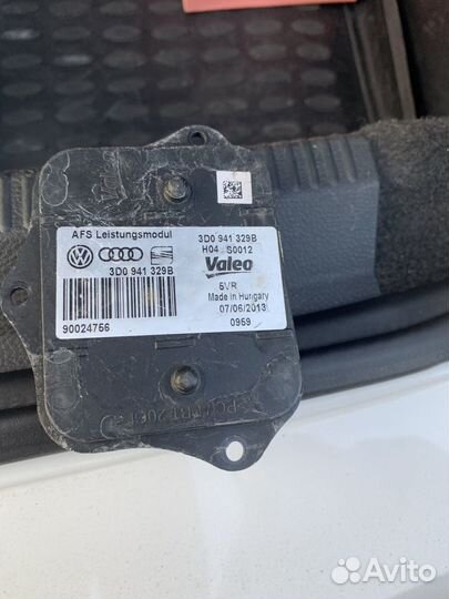 Блок управления фарой volkswagen passat b7, cc