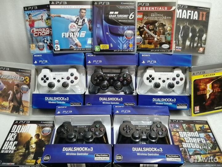 Джойстик PS1 PS2 PS3 PS4 PS5 Xbox 360 One