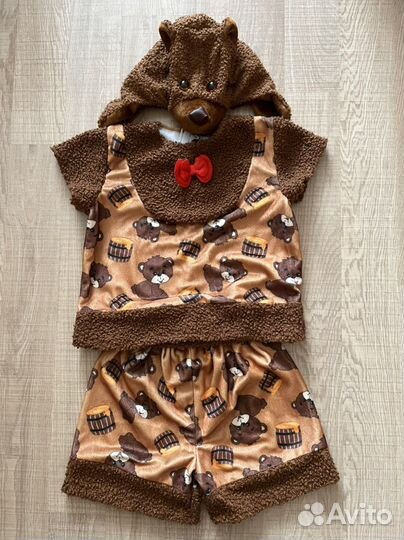 Костюм медведя новогодний 110