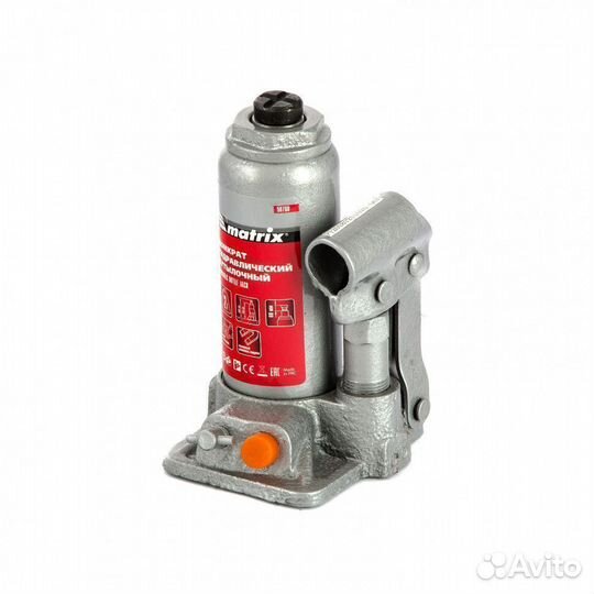 Домкрат Matrix бутылочный, 2 т, 158-308 мм