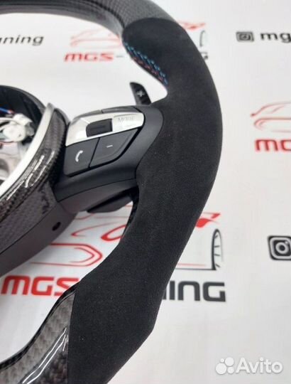 Руль M-Perfomance карбон с дисплеем на BMW X5 F15