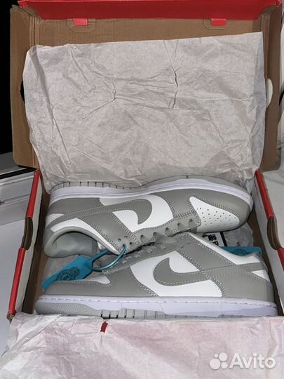 Nike dunk low grey fog (серые) оригинал