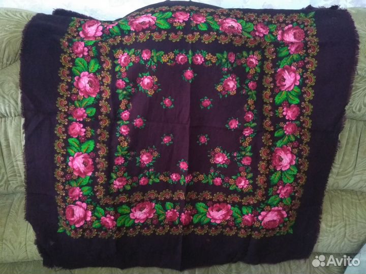 Платок шерстяной СССР