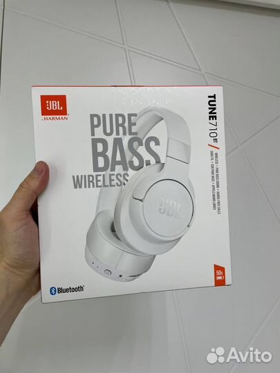 Наушники накладные Bluetooth JBL Tune 710BT White