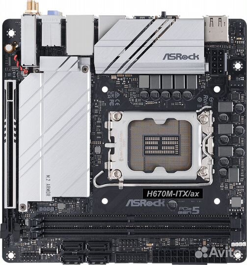 Материнская плата ASRock H670M-ITX/AX