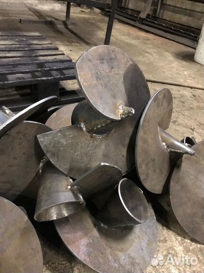 Сварные наконечники на винтовые сваи из казани