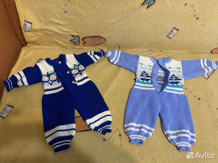 Вязаный комбинезон