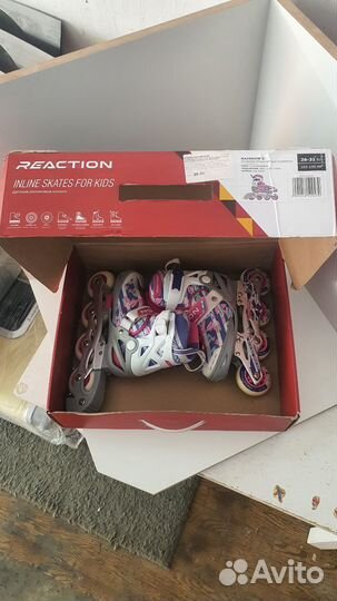 Детские раздвижные ролики reaction