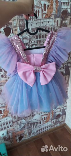 Платье нарядное 86 92