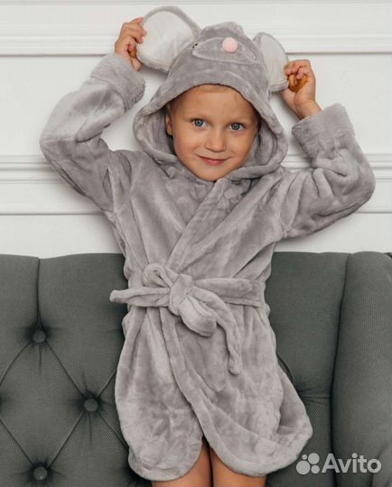 Халат банный детский новый