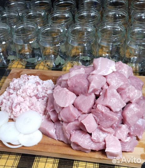 Тушенка/каши с мясом/рыбные консервы домашние