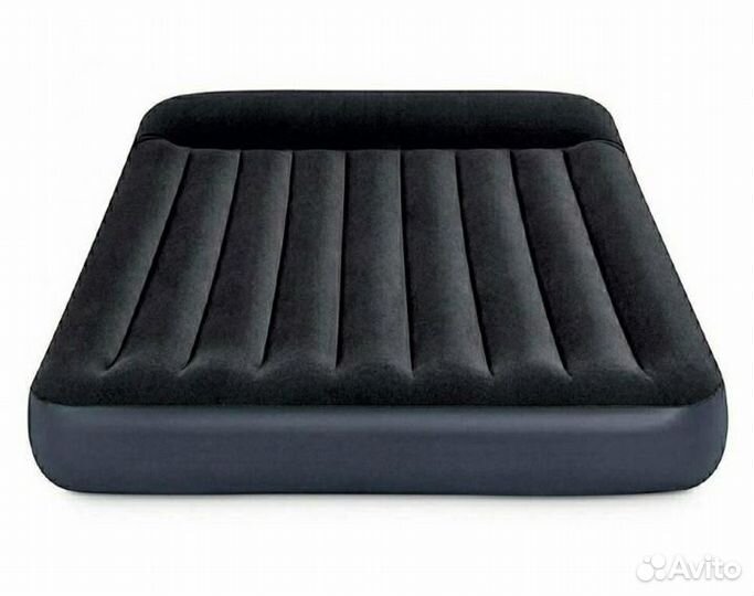 Надувной матрас двуспальный 152х203х25 с подголовн