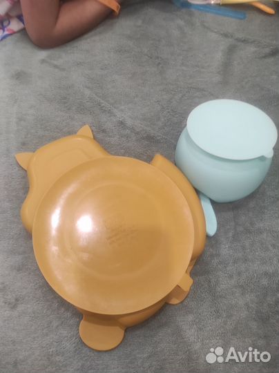 Силиконовая посуда для малышей