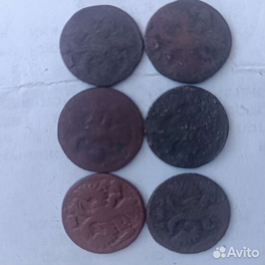 Полушка 1731-35 цена за все