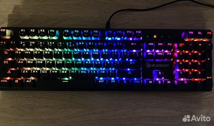 Игровая клавиатура A4Tech Bloody B820R Red S