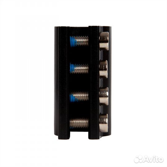 Зажим 28.6мм для самокатов, 4 болта, черный