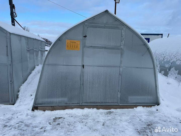 Теплица Горка с поликарбонатом 4мм
