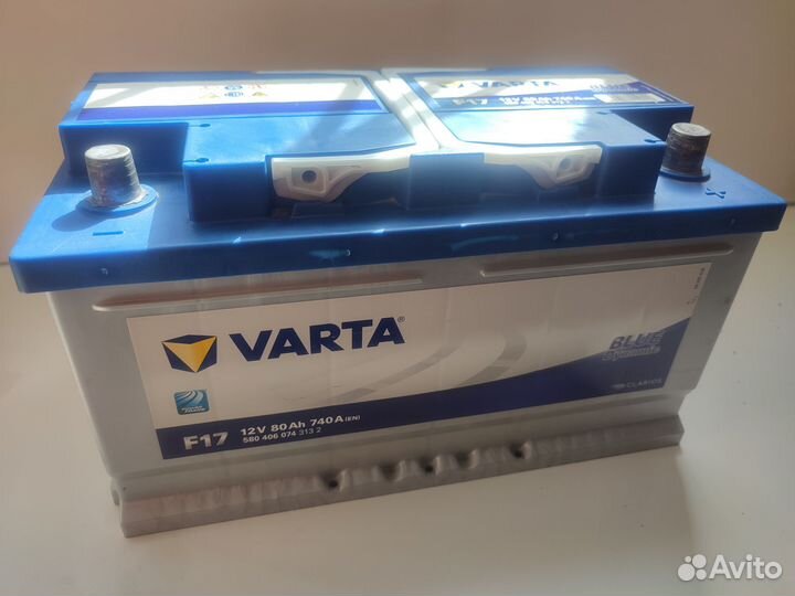 Аккумулятор Varta 80 Ач (Чехия)