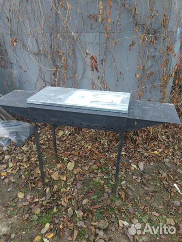 Мангал с крышей