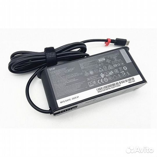 Зарядка, блок питания Lenovo Type-C 95W (5V,9V,15