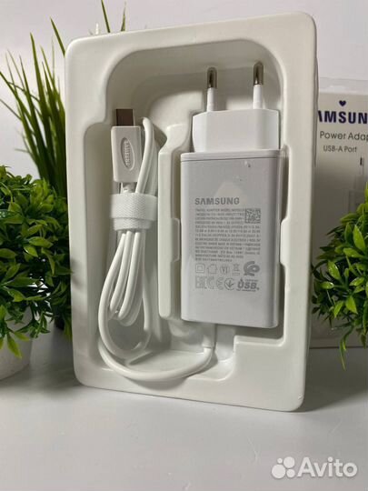Зарядка Samsung 45 w комплект (блок + кабель)