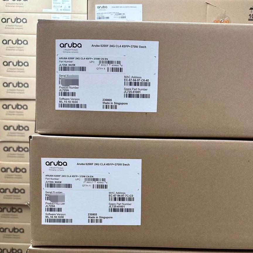 [JL725] Коммутатор Aruba (6200f 24g Cl4 4sfp+370w) Jl725