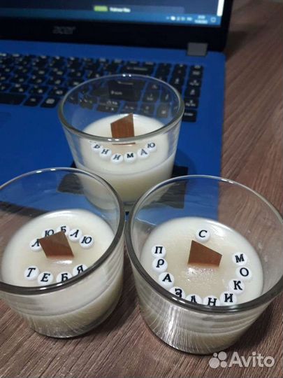 Свечи с посланием