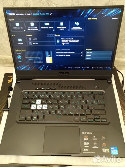 Игровой ноутбук asus tuf gaming f15