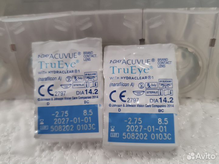 Линзы контактные acuvue однодневные