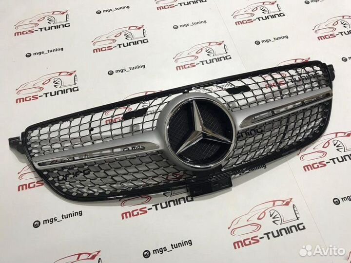 Решетка GLE-Coupe c292 Diamond Silver