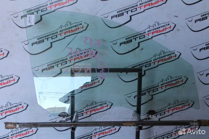 Стекло двери nissan march micra K13 NK13 F R