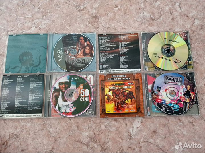 Диски сд - Тату, Rasmus, 50Cent, Банды Нью-Йорка