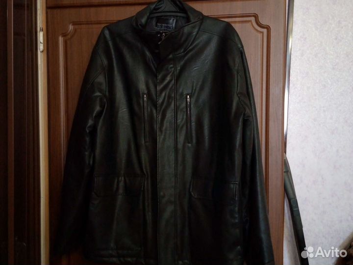 Кожаная куртка мужская