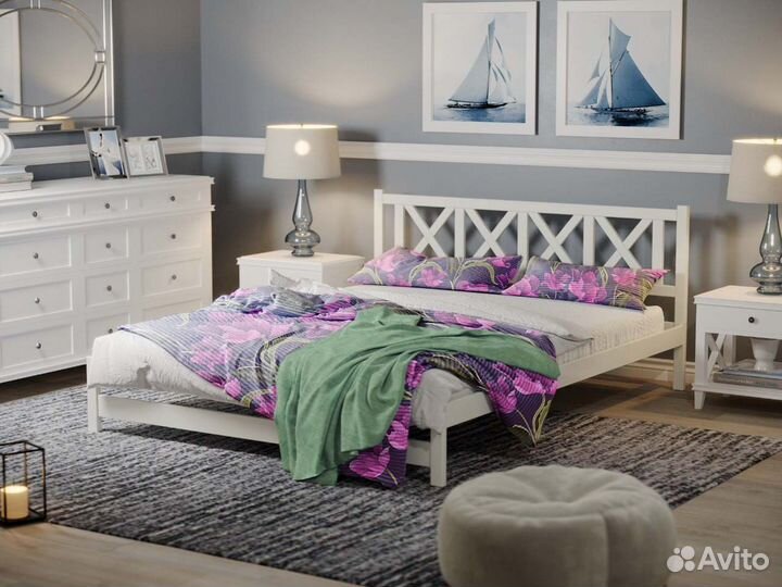 Кровать берёза 2-спальная 