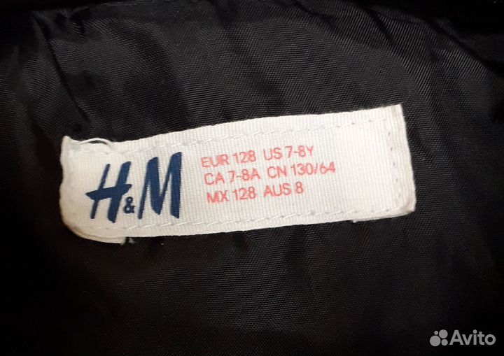 Жилет утеплённый H&M (128 см)