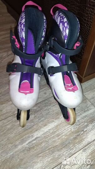 Роликовые коньки +защита