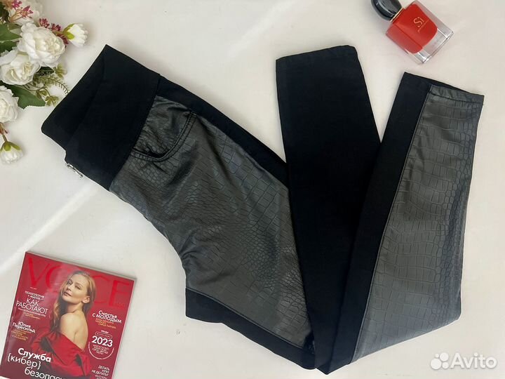 Брюки calzedonia 42 44 брюки черные