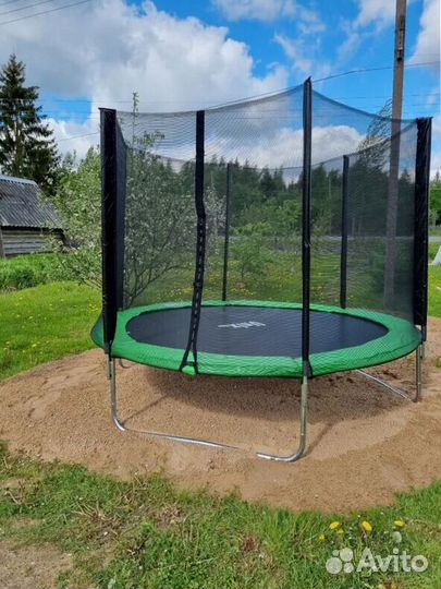 Батут с защитной сеткой Новый арт 4699