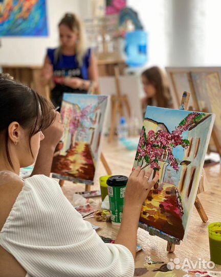Мастер-класс по живописи для взрослых и детей