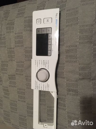 Фронтальная панель управления стиральной машиной S