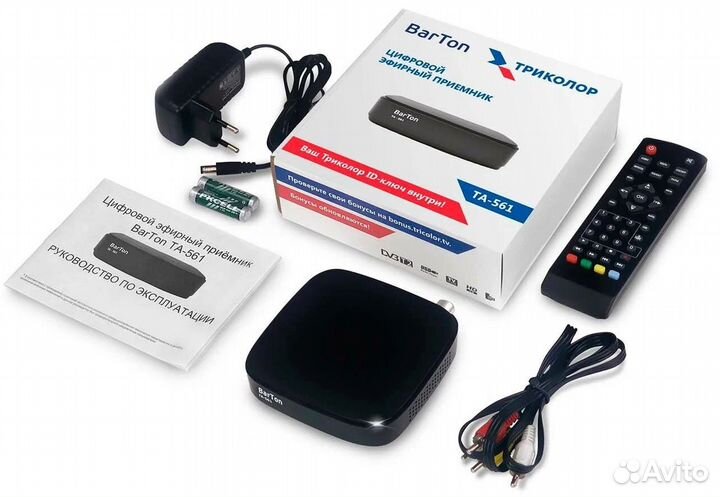 Тв-тюнер BarTon TA-561 черный