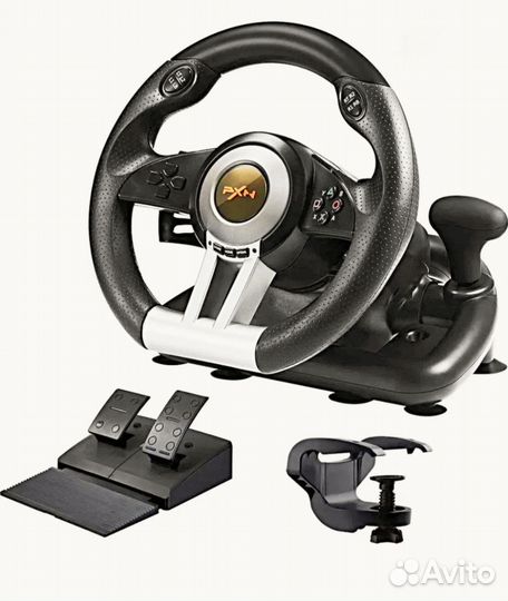 Игровой руль с педалями
