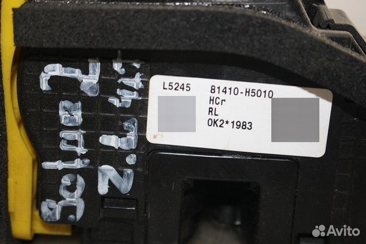 Замок двери задней левой Hyundai Solaris II (2017—2020)