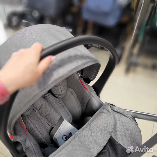 Коляска 3 в 1 Luxmom мягкая амортизация