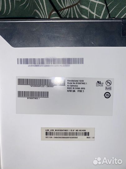 Матрица для ноутбука samsung