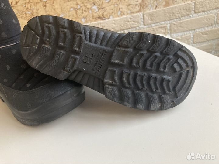 Сапожки для девочки 33