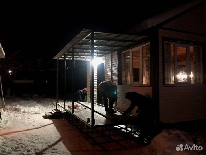 Терраса из металла от производителя