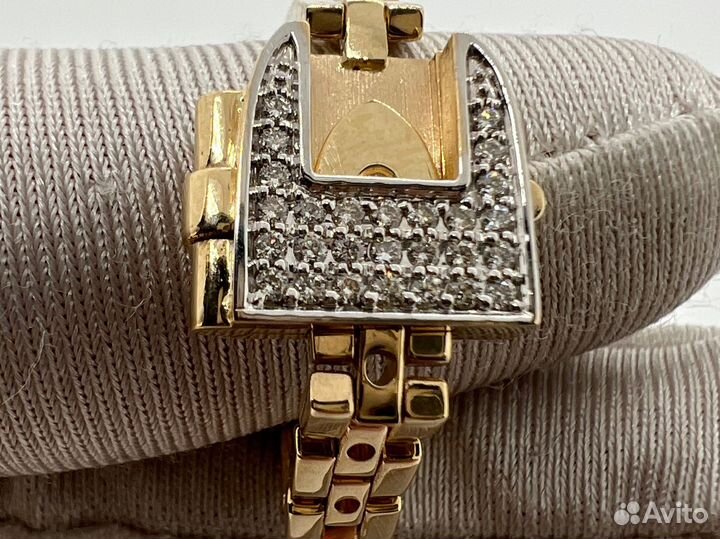 Золотое кольцо с бриллиантами