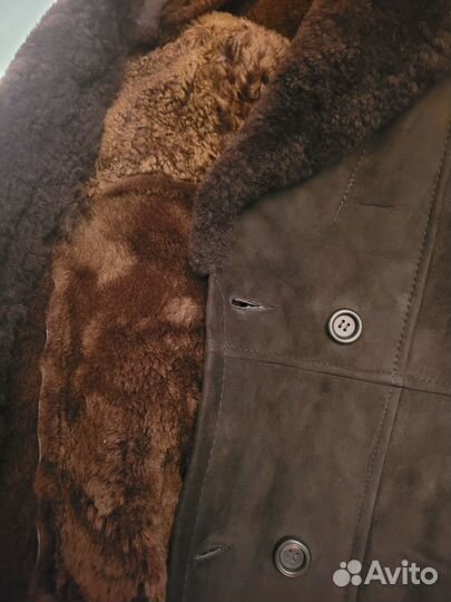 Мужская замшевая дублёнка 50 р/рост 175, Югославия