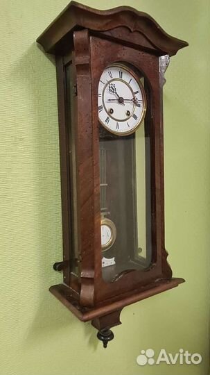 Старинные настенные часы Lenzkirch с боем 19 век